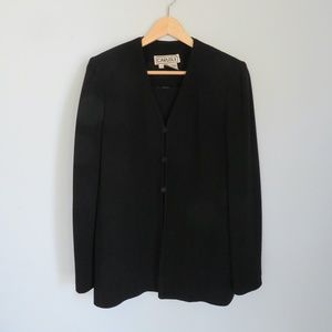 ❦ CARLISLE Vintage Black Cami and Blazer Set ❦